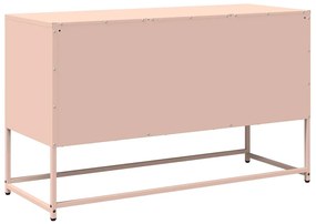 Móvel de TV 100,5x39x60,5 cm aço rosa