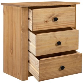 Mesa de cabeceira 46x40x57 cm madeira de pinho panama