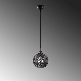 Candeeiro Suspenso Hay – Preto – 17 x 17 x 118 cm
