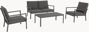 Conjunto lounge de jardim Konnor, conjunto de 4