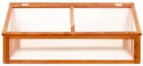 Estufa madeira de abeto maciça 114x80x50 cm castanho