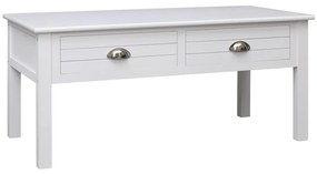 vidaXL Mesa de centro 100x50x45 cm madeira branco