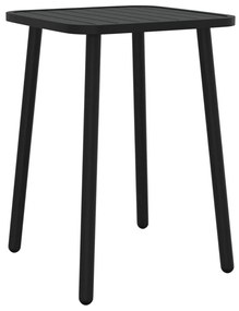 5 pcs conjunto de jantar para jardim aço antracite