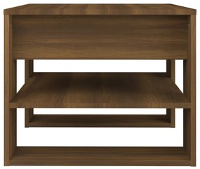 Mesa centro 55,5x55x45 cm derivados de madeira carvalho fumado