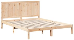 Cama extra longa sem colchão 200x220 cm madeira maciça