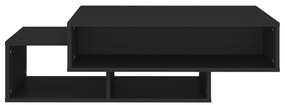 Mesa de centro 105x55x32 cm derivados de madeira preto