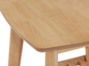 Mesa de centro em madeira clara 50 x 50 cm TULARE Beliani