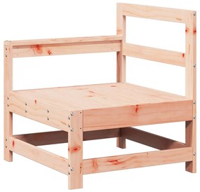 7 pcs conjunto lounge de jardim madeira de douglas maciça