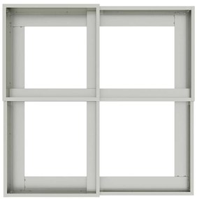 Plantador de Jardim vidaXL 100x100x60 cm Aço Galvanizado