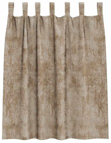 Cortinas de Veludo 2 peças com Ilhós Champagne 140x140 cm