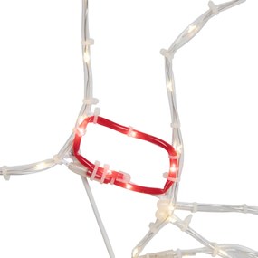 Candeeiro de pé de Natal Veado 50cm Incl. LED com temporizador IP44 - Pax