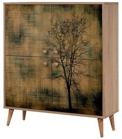 Armário Multiuso Multilux – Carvalho Sonoma – 95x111x36 cm