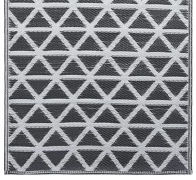 Tapete de exterior 120x180 cm ARAKIL PP preto