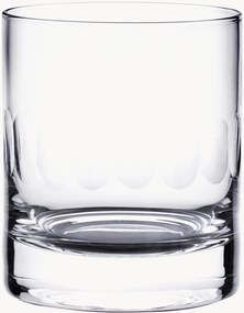 Copos de uísque em cristal artesanal Lens, conjunto de 4