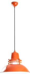 Candeeiro de Teto Tibet – Laranja – Ø34 x 27 cm