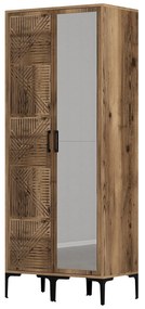 Roupeiro Kumsal PR – Nogueira – 80x47,5x201,4 cm
