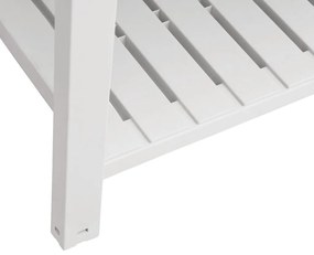 Canteiro elevado 110x45x79 cm polipropileno branco
