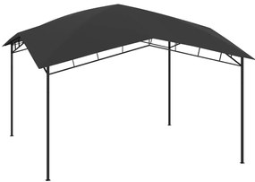 vidaXL Gazebo de jardim 4x4x2,9 m 180g/m² antracite