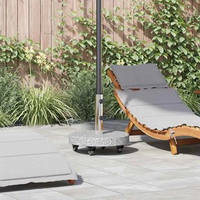 vidaXL Base para chapéu de sol Cinzeto 45 x 45 x 45 cm Granito