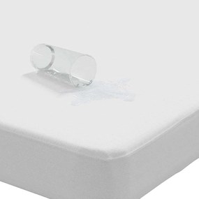 Protetor de colchão impermeável 160x200 cm branco