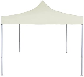Tenda dobrável profissional para festas 2x2 m aço creme