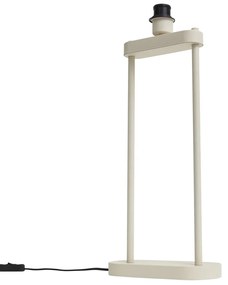 Candeeiro de mesa moderno bege - Thijmen