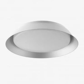 Plafon De Teto Led Em Metacrilato E Metal Dreville Branco - Sklum