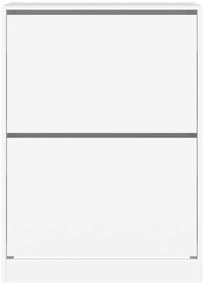 Sapateira c/ 2 gavetas articuladas 80x42x108 cm branco