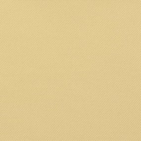 Para-sol estilo vela 2x2x2 m oxford 100% poliéster cor areia