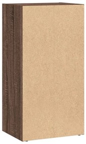 Estante 40x30x77 cm derivados de madeira carvalho castanho