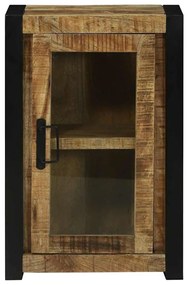 Armário de casa de banho 40x30x60 cm de madeira maciça em mangueira ás
