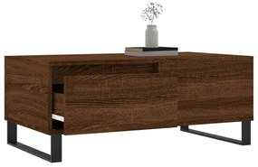 Mesa de centro 90x50x36,5cm derivados madeira carvalho castanho