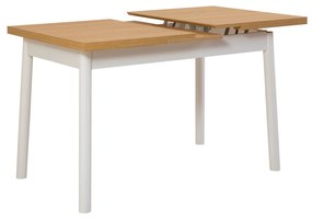 Conjunto de Mesa de Jantar Extensível e Cadeiras Oliver – Branco – Mes