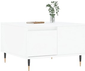 Mesa de centro 55x55x36,5 cm derivados de madeira branco
