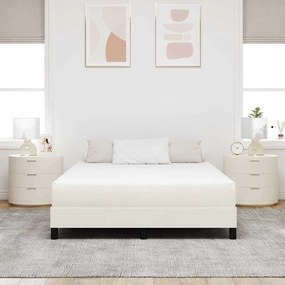 Colchão com Molas Pocket vidaXL em Creme Médio 160x200x20 cm em Tecido