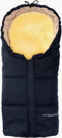 Saco-cama para carrinho e cadeira de bebé em pele de cordeiro Leni
