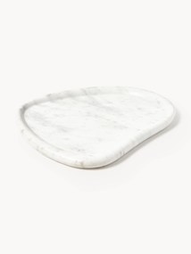 Tabuleiro decorativo em mármore Meringue, L 32 cm