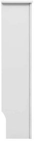 Cobertura de radiador 152x19x81,5 cm MDF branco