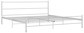 Estrutura de cama 180x200 cm metal branco