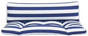 Almofadões p/ paletes 2 pcs tecido oxford riscas azul/branco