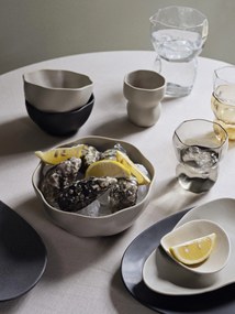 Tigela de cereais artesanal com forma orgânica Limfjord