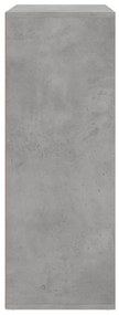 Aparadores 2 pcs 60x31x84 cm derivados madeira cinzento cimento