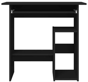Secretária 80x45x74 cm derivados de madeira preto