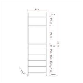 Roupeiro Dynamic – Pinho Atlântico – 64 x 225 x 52 cm