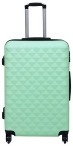 Conjunto de tróleis estojo rígido 2 pcs ABS verde hortelã