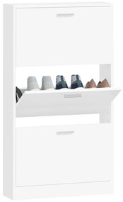 Sapateira 59x17x108 cm derivados de madeira branco