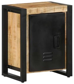 Mesa de cabeceira 40x30x51 cm madeira maciça manga áspera