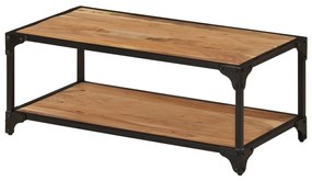 Mesa de centro 90x45x35 cm madeira de acácia maciça
