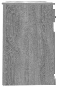 Secretária c/ gaveta 115x50x75 derivados madeira cinza sonoma