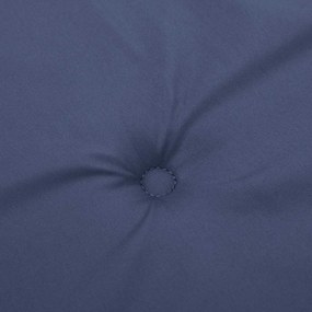 Almofadão p/ banco jardim 150x50x4cm tecido oxford azul-marinho